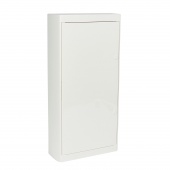 Накладной распределительный щит Nedbox - с белой дверью - 4 рейки х 12 (+1) модулей 601239