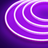 Фиолетовый гибкий неон 6х12 с кратностью реза 1 см