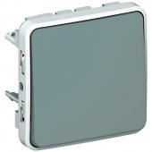 Кнопочный выключатель Н.О. контакт - Программа Plexo - серый - 10 A 069540
