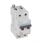 Автоматический выключатель DX³-E 6000 - 6 кА - тип характеристики C - 2П - 230/400 В~ - 20 А - 2 модуля 407278