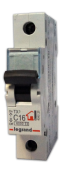 Автоматический выключатель TX³ 6000 - 6 кА - тип характеристики C - 1П - 230/400 В~ - 50 А - 1 модуль 404033