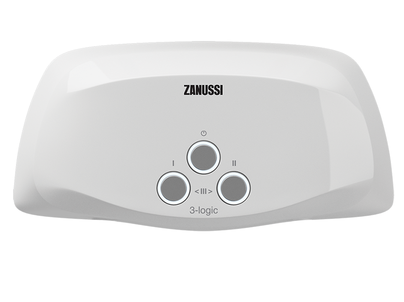 Проточный водонагреватель электрический ZANUSSI 3-logic TS (3,5 kW) - душ+кран