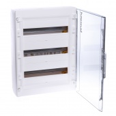Распределительный щиток XL³ 125 - с прозрачной дверью - 3 ряда - 54 модуля - 600х450х128 мм 401658
