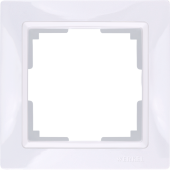 Рамка на 1 пост (белый, basic) WL03-Frame-01