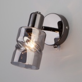 Настенный светильник с выключателем 20120/1 чёрный жемчуг