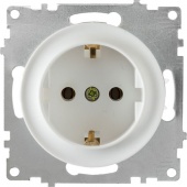 Механизм розетки электрической 2П+З ONE KEY ELECTRO Florence 1E10201300 (Белый)