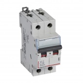 Автоматический выключатель DX³-E 6000 - 6 кА - тип характеристики C - 2П - 230/400 В~ - 10 А - 2 модуля 407275