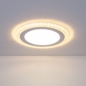Встраиваемый светодиодный светильник DLR024 12+6W 4200K