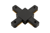 x коннектор для однофазных трековыx систем, Черный