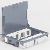 Напольная коробка с глубиной 65 мм - неукомплектованная - 8х2 модуля - под покрытие 089626