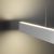 Линейный светодиодный подвесной двусторонний светильник 103 см 40 Вт 3000К матовое серебро 101-200-40-103