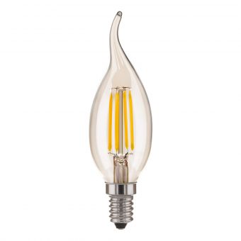 Филаментная светодиодная лампа "Свеча на ветру" CA35 7W 4200K E14 BL130