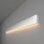 Линейный светодиодный накладной односторонний светильник 103см 20Вт 3000 матовое серебро 101-100-30-103