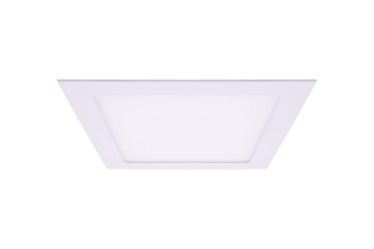Светильник светодиодный потолочный встраиваемый PL, Белый, Пластик + алюминий, Теплый белый (2700-3000K), 18Вт, IP20