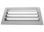 Алюминиевая настенная однорядная решетка SHUFT 1WA 200x200