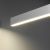 Линейный светодиодный подвесной односторонний светильник 103см 20Вт 6500К матовое серебро 101-200-30-103