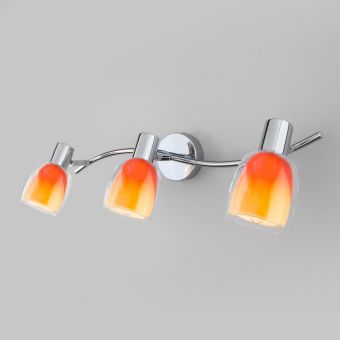 Настенный светильник с поворотными плафонами 20119/3 оранжевый