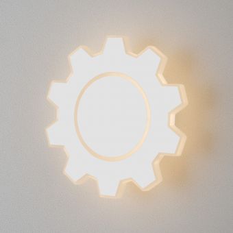 Gear M LED белый Настенный светодиодный светильник MRL LED 1095