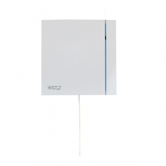 Вытяжной вентилятор SOLER & PALAU Silent-100 CMZ Design (со шнурком) (Белый)