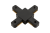 x коннектор для однофазных трековыx систем, Черный