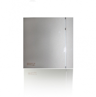 Вытяжной вентилятор SOLER & PALAU Silent-100 CHZ Silver Design (с таймером и гигростатом)