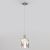 Подвесной светильник с хрусталем 50101/1 хром