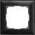 Рамка на 1 пост (черный матовый) WL14-Frame-01