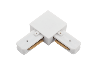 L коннектор для однофазных трековыx систем, Белый