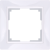 Рамка на 1 пост (белый, basic) WL03-Frame-01
