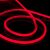 Светодиодный гибкий неон Гибкий неон 220V 9,6W 144Led 2835 IP67 круглый красный, 50 м