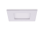Светильник светодиодный потолочный встраиваемый PL, Белый, Пластик + алюминий, Теплый белый (2700-3000K), 3Вт, IP20