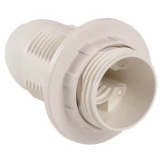 Патрон General GLH-E14-HRP-H-W-R, термостойкий пластик, Е14, подвесной, с кольцом, белый, 1/50/600