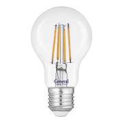 Филаментная светодиодная лампа General GLDEN-A60S-10-230-E27-6500 1/10/100