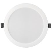 Светильник встраиваемый LED круг 18Вт 6500К 175мм белый пластик IP40 General GLP-RW3-18BT-175-6