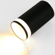Спот GWL-GU10-M-IP20 Черный С Боковым рассеивателем Башня