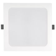 Светильник встраиваемый LED квадрат 18Вт 6500К 175мм белый пластик IP40 General GLP-SW3-18BT-175-6