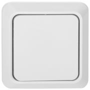 Выключатель 1-кл. открытой установки IP20 10А, белый  «Альфа» General