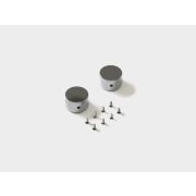 Металлические заглушки для неоновой ленты 360° D22 (2 шт) END-360-D22