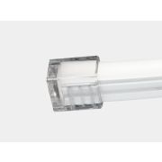 Заглушка прозрачная пластиковая IP67 без отверстия для неоновой ленты 12×20 мм END-1220-TR