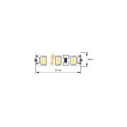 Светодиодная лента 3528, 120 LED/м, 9,6 Вт/м, 12В , IP66, Цвет: Синий, SWG3120-12-9.6-B-66-M