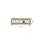 Светодиодная лента 2835, 120 LED/м, 9,6 Вт/м, 24В , IP65, 3M, Цвет: Нейтральный белый, SWG2120-24-9.6-NW-65-M
