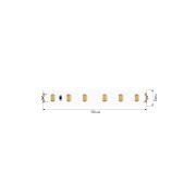 Светодиодная лента 2835, 120 LED/м, 9,6 Вт/м, 24В , IP65, 3M, Цвет: Теплый белый, SWG2120-24-9.6-WW-65-M