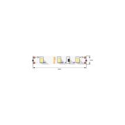 Светодиодная лента 2835, 60 LED/м, 4,8 Вт/м, 12В , IP20, 3M, Цвет: Теплый белый, SWG260-12-4.8-WW-M