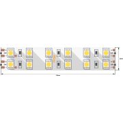 Светодиодная лента 5050, 120 LED/м, 28,8 Вт/м, 24В , IP20, Цвет: Холодный белый, SWG5120-24-28.8-W-M